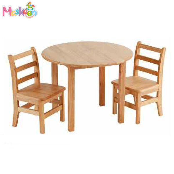 Round Rubber Wood Twin Set Manufacturers in Myanmar