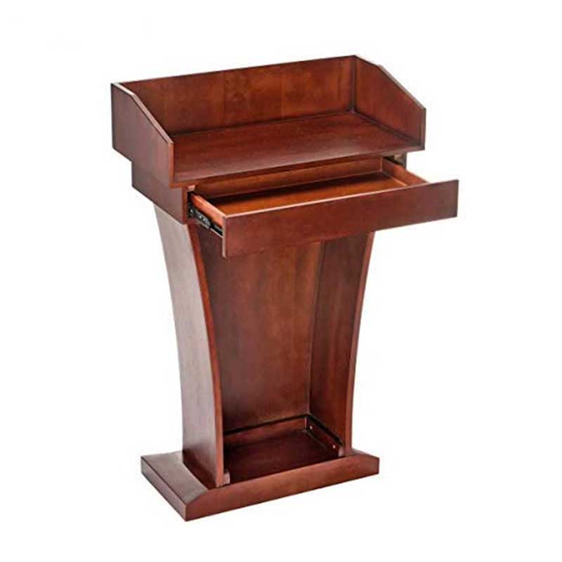 Rectangular Engineered Wood Wooden Speech Table, With Storage Manufacturers in Lakshadweep