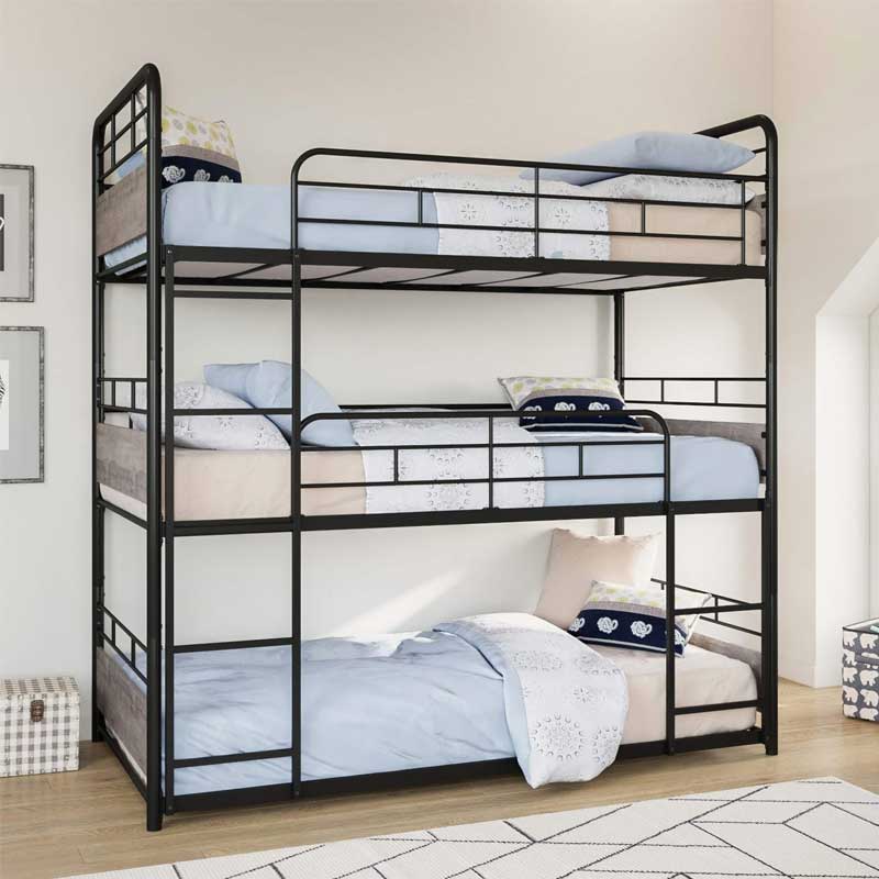 Triple Bunk Bed, Without Storage Manufacturers in Delhi